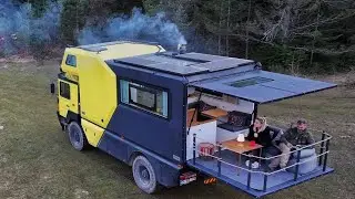 CAMPING ON THE LAKE IN A TRUCK CAMPER WITH STOVE