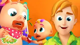 Джонни Джонни да папа песня + Больше русский потешки коллекция от Zoobees