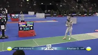 Euro Champs 2024 SWS - L32 - Yuliia Bakastova UKR v Olga Kharlan UKR