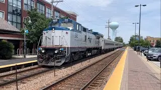Railfanning Northbrook, IL + Amtrak Dash 8s + More