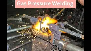 Gas Pressure Welding of Rebar | GPW #welding #construction
