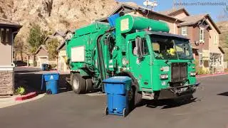 Mini CNG Pete/Amrep Filling Up On Recycle