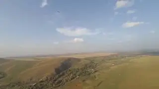 первый полёт с горы