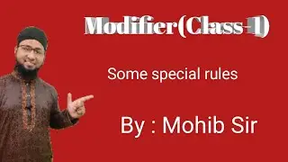 Modifier(Class-1)