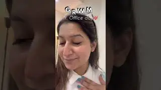 Get Ready with me  for office | Daily shorts| Daily vlogs #deepikamaan #grwm