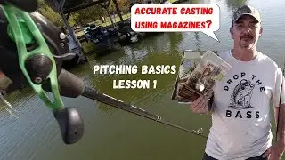 Pitching for Bass Tutorial Using Magazines for Accuracy