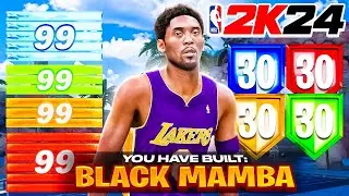 Creating the Ultimate Kobe Bryant Build in NBA 2K24! Mamba Unleashed! 2K24 BEST Build For Park! 🔥🔥