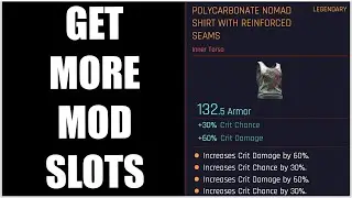 Cyberpunk 2077, How To Get The Best Stats and Mod Slots on Legendary and Unique Items