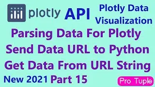 Parsing Data For Plotly | Send Data URL to Python | Get Data From URL String | Plotly Line By API