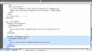 HTML5 Training Course: Basic - Articles, Sections, and Asides