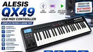 Alesis QX49 USB Midi | Alesis Qx49 | Alesis midi controller