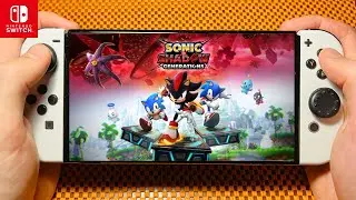 Sonic X Shadow Generations — Gameplay on Nintendo Switch (Handheld Mode)