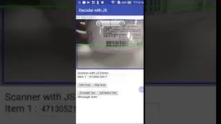 QR Code Android Scanner for Webpage - Hybrid Mode