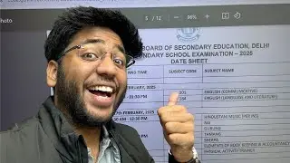 DATESHEET OUT 🔥 - Class 10th and 12th | CBSE Datesheet 2025