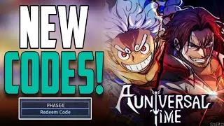 *NEW* ALL WORKING CODES FOR A UNIVERSAL TIME IN AUGUST 2024|ROBLOX A UNIVERSAL TIME CODES