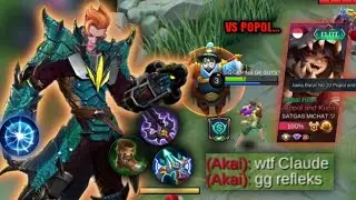 EARLY GAME DI GANK, DI KEROYOK SAMPAI HANCUR TURET? TETAP TENANG & FOKUS! | TOP GLOBAL CLAUDE - MLBB
