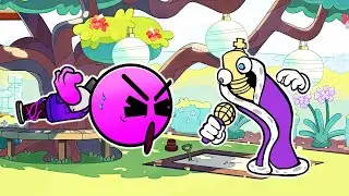 FNF NEW Geometry Dash Pink VS NEW Kinger | Sings Can Can | Friday Night Funkin