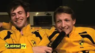 Wesley Sonck zingt Metallica tijdens de winterstage van Lierse