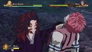 Kokushibo Vs Akaza Boss Battle
