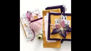 Тканевый альбом «Семейная история»/Fabric album “Family History” scrapbooking