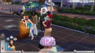 The Sims 4 celebrity tile placement ceremony