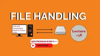File Handling in C Programming | Creating📁Opening📂Reading📁Writing📂Closing📂