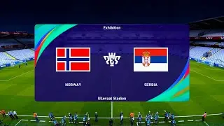 Norway vs Serbia | Ullevaal | Euro 2020 Qualifying Play-Off Semi-Final | PES 2021