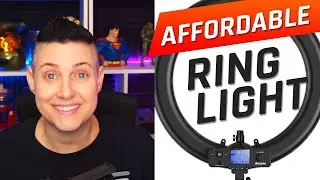 Ring Light with Desk Mount | Great LED Lighting for Streaming, YouTube and Video Calls
