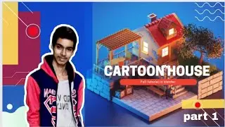 create small cartoon house in blender