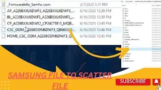 Samsung 4 File Convert Scatter File || Samsung File Unpack || Samsung Dead Recover File✔️