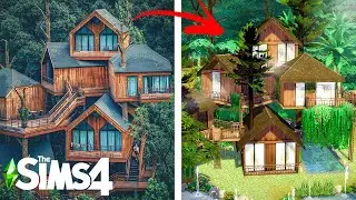 LUXURY TREE HOUSE RESORT ~ Curb Appeal Recreation: Sims 4 Speed Build (No CC)
