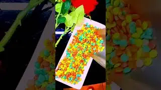 PLATTER OF THOUSANDS COLORFUL CANDIES #satisfying #shorts