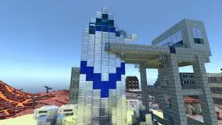 Minecraft RTX Ray Tracing Volcano, Cave, and Moon Base