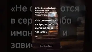 Иман и зависть | @imanislamsunna | #хадис