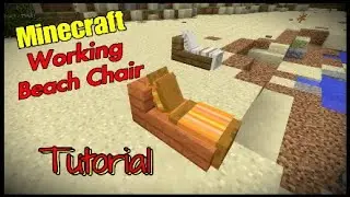 Minecraft Beach Chair Tutorial