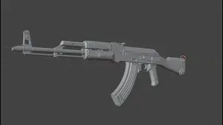 Blender | Assembling Escape from Tarkov AKMN.