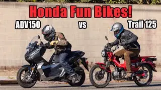 2020 Honda ADV 150 vs Honda Trail 125