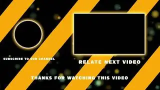 YouTube best End screen & Outro 2021