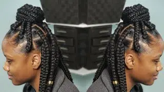 How to Part Jumbo Box Braids