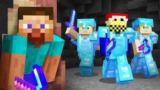 Hunting Players Underground in Minecraft Hunger Games!