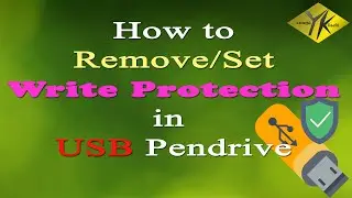 How to Remove/Set write Protection in USB Pen drive? || Yavarum Kelir