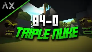 CHILL 84-0 TRIPLE NUKE GAMEPLAY!?! | feat. Cas [ax] [Krunker]