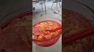 Now THIS is Dinner! Spicy Loaded Korean Noodle Soup!