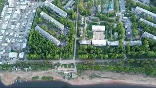 г.Лесосибирск,Южная часть с высоты 500метров
