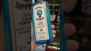 Custom Labeled Bombay Sapphire London Dry Gin