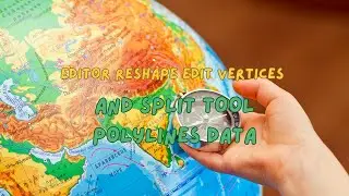 EDITOR EDIT VERTICES RESHAPE AND SPLIT TOOL IN ARCGIS