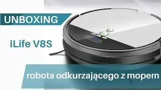 iLife V8S - robot vacuum cleaner with mopping system [unboxing and review]