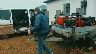 Процесс бурения скважины на воду (Евпатория и Сакский район)