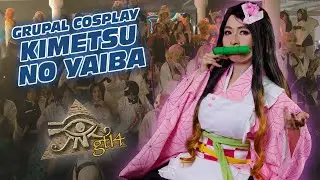 Grupal Cosplay: Kimetsu No Yaiba (Demon Slayer), feat. Alisyuon & Eothen, en Expo TNT Gt 14