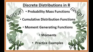 Discrete Distributions in R